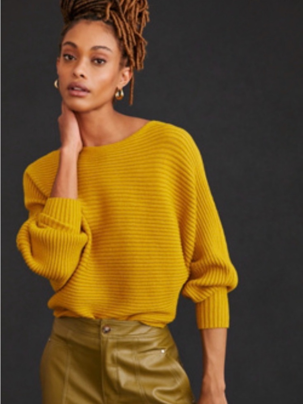 Anthropologie mustard NEW with tags Sweater